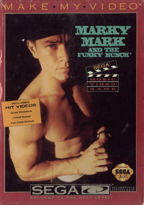 Marky Mark Make My Video box art for Sega CD